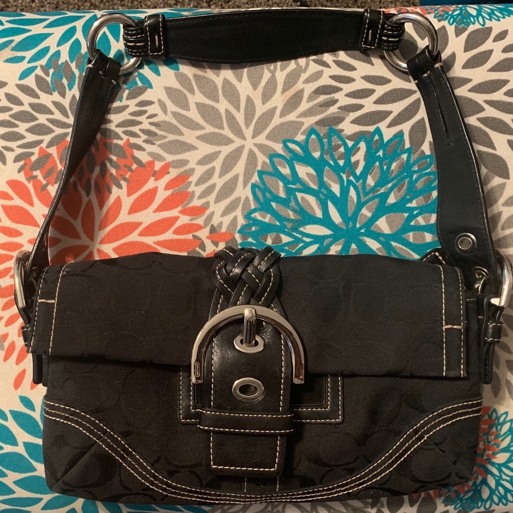 Gently used small Coach shoulder bag